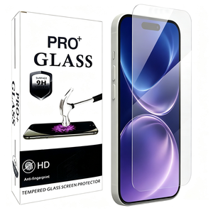 Protector de Pantalla de Vidrio Templado Antirrayas y Antichoque para iPhone Duo 13 14 15 16 17 Pro Max 18 Pro Max Ultra - Product Image 1