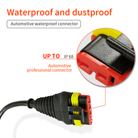 Personnalisé 1.5 Série AMP Universel OBD OBD2 Femelle Adaptateur Câble de Diagnostic 5 Broches à 16 Broches pour Automobile PVC Isolation