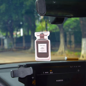 Désodorisant de Haute Qualité en Papier Coton pour Voiture, Forme Personnalisée, Motif Imprimé, Nouveau Parfum pour Aromathérapie Automobile - Product Image 3