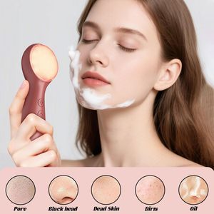 Brosses nettoyantes exfoliantes pour le visage étanches à marque privée, <span class=keywords><strong>appareil</strong></span> de <span class=keywords><strong>nettoyage</strong></span> du visage, dispositif de soin de la peau, <span class=keywords><strong>appareil</strong></span> de beauté OEM - Product Image 4