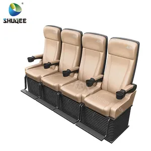 Modern 4D Cinema 4D Motion Seats sedia in pelle effetti speciali pneumatici/elettronici