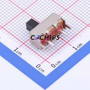 SS-12F45-G040 Slide Switch Through hole Component (THT) Switch Single Pole Double Throw Rectangle Pin Header PC Pin 12mm - Product Image 2