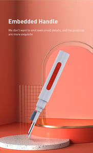 Cepillo de limpieza de teclado, Herramientas de limpieza de auriculares para ordenador, limpiador de teclado, kit Extractor de teclas para PC <span class=keywords><strong>Airpods</strong></span> <span class=keywords><strong>Pro</strong></span> 1 <span class=keywords><strong>2</strong></span> - Product Image 4