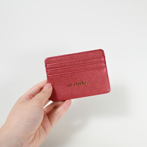 Классический персонализированный держатель для карт из искусственной кожи - Product Image 5