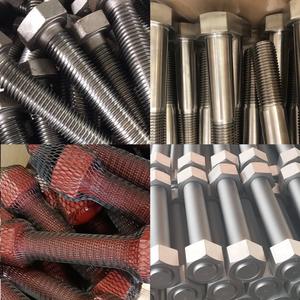 DIN EN 14399 (-4 baut) M24 M27 M30 M36 baut Hex, rakitan Bolting struktural kekuatan tinggi untuk memuat, baut Foundation - Product Image 3