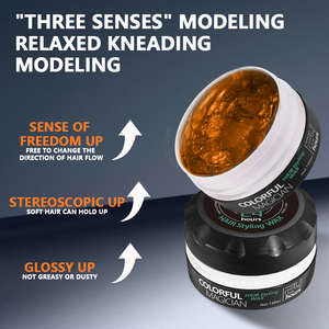 Gel Cera de Fijación Fuerte para el Cabello de Etiqueta Privada con Bajo MOQ, Control de Bordes al por Mayor, Cera en Gel para Hombres sin Alcohol - Product Image 4