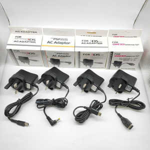 Adaptateur de chargeur secteur avec prise britannique pour console de jeu GBA SP NDS <span class=keywords><strong>Lite</strong></span> NDSL <span class=keywords><strong>3DS</strong></span> NDSi 3DSXL NDSIXL PSP 1000/2000/3000 - Product Image 1
