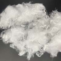 Fibre de polyester solide siliconée PSF ignifuge superfine vierge 2D 0.9D*32mm pour le filage et le rembourrage textile