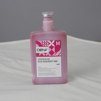 Encre éco-solvant durable à faible teneur en carbone, sans danger, privilégiée par les grandes entreprises, pour l'impression multicouche sur matériaux souples