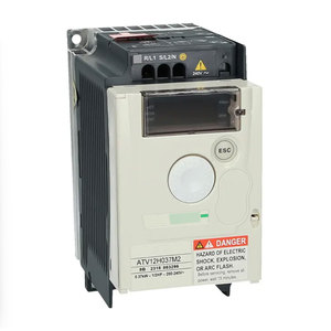 Sch-neider ATV12H037M2 0.37kW 0.5HP 200-240V VFD ไดรฟ์เฟืองความถี่เฟสเดียว พร้อมระบบควบคุม V/F ระดับ IP20 สำหรับควบคุมความเร็วมอเตอร์ - Product Image 1