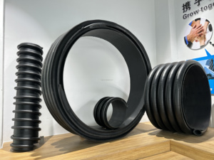 ท่อเอชดีพีอี SN10 แบบผนังสองชั้น ผิวเรียบ สำหรับระบายน้ำแรงดันสูง - Product Image 4