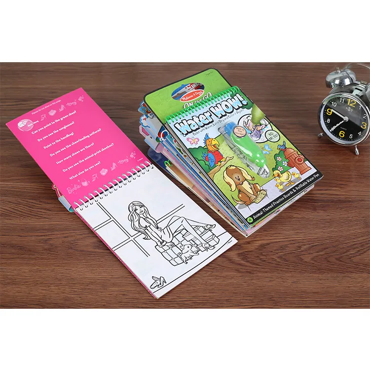Venda quente Direto Da Fábrica Fornecimento de Livro Para Colorir Com Água Para Crianças Casa Brinquedos educativos