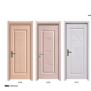 Toptan ucuz standart boyut tuvalet PVC ahşap kapı cilt - Product Image 3