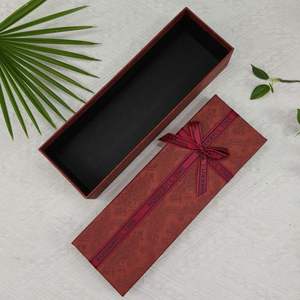 Boîte cadeau de luxe personnalisée prête à être expédiée, en stock, boîte d'emballage rigide longue, matériaux recyclés, cigarettes, thermos, trophées - Product Image 4