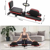 Appareil d'étirement des jambes en acier réglable, équipement de musculation à domicile pour l'entraînement physique, étirement des jambes, mousse ABS PP