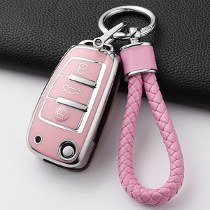 Mode nouvelle <span class=keywords><strong>coque</strong></span> de <span class=keywords><strong>clé</strong></span> de voiture en TPU housse de protection pour <span class=keywords><strong>Audi</strong></span> <span class=keywords><strong>A3</strong></span> 8L <span class=keywords><strong>8P</strong></span> A4 B6 B7 B8 A6 C5 C6 4F RS3 Q3 Q7 TT 8L 8V S3 porte-clés accessoires - Product Image 5
