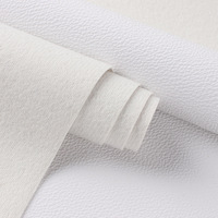 Tissu en PVC blanc gaufré pour meubles impression numérique décorative cuir artificiel synthétique pour sac téléphone coque tapis de Table