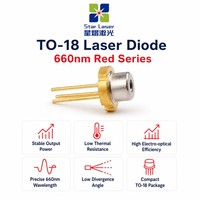 Diode laser d'alignement industrielle 660 nm 100 mW GH06P25A2CQ, diode laser rouge TO-56 pour instruments d'ingénierie et de topographie
