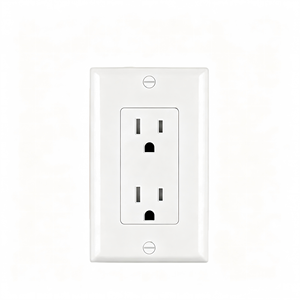Marc Lichté Enchufe de Pared de 1 Vía con Puertos USB-A 120V 15A, Interruptor Decorativo de Plástico de Estilo Moderno - Product Image 3