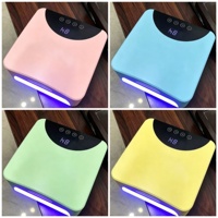 Lampe UV professionnelle pour ongles, 57+12 LED, construction métallique, portable, usage en salon, lumière de polymérisation 365nm, garantie 1 an, écran LED
