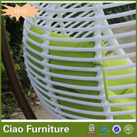 Chaise suspendue en forme d'œuf pour terrasse, base métallique, haute qualité, prix de gros en gros, directement de l'usine, en vente