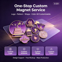 Custom Enamel Birthday Fridge Magnet Zinc Alloy Strong Magnetic Durable Finish Low MOQ Fast Sampling OEM Souvenir Gifts