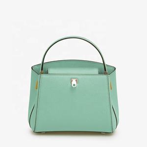 <span class=keywords><strong>Bolso</strong></span> de mano de piel auténtica personalizado para mujer, bandolera elegante con correa ancha, de lujo - Product Image 1