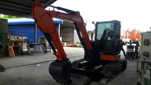 Mini-excavatrice d'occasion Hitachi ZX55 ZX60 ZX70, petite excavatrice sur chenilles d'occasion, capacité de la benne de 0,8 m, fabriquée au Japon - Product Image 3