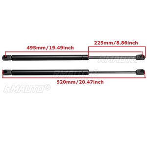 2 ressorts à gaz pour hayon de voiture, vérins à gaz de coffre arrière 5802A007 5802A008 pour Mitsubishi Outlander 2007-2013 - Product Image 6