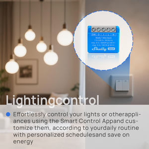 Shelly 1 Mini Gen4 Matter MQTT สมาร์ทโฮม Zigbee WiFi ระบบควบคุมประตูโรงรถ<span class=keywords><strong>อัจฉริยะ</strong></span> รองรับ Alexa, Google <span class=keywords><strong>Home</strong></span> และ HomeKit - Product Image 6