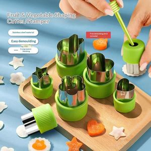 Ensemble de moules de cuisine pour la maison, moule papillon pour aliments pour bébés, moule à nouilles, moule à découper fruits et légumes, moule à biscuits en relief, 5/6/8 pièces - Product Image 1