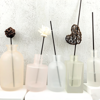 Bouteille en verre vide ronde pour diffuseur d'arômes 30ml 50ml 100ml 150ml, flacon de diffusion de parfum
