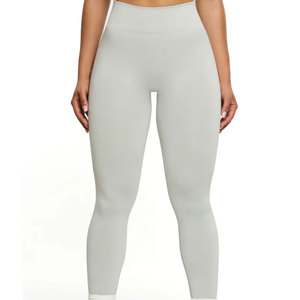 Women <b>Seamless</b> <b>Leggings</b> High Waist Stretch Fitness Yoga Pants for Workout Gym and Daily Wear High Waist Activewear Yoga Fitness - Product Image 4