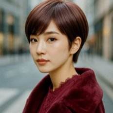 Parrucca femminile a taglio corto con capelli artificiali in stile naturale ad alto Volume - Product Image 1