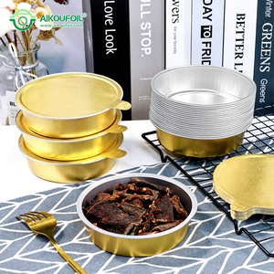 Utensilios de Cocina, Envases de Aluminio para Encurtidos y Verduras, Molde para Hornear Desechable de 250 ml/8 oz - Product Image 1