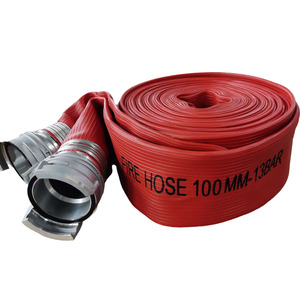 <span class=keywords><strong>Tuyau</strong></span> d'incendie Ca-Fire en PVC/NBR double couche coloré de 2,5 pouces avec raccord d'incendie 0,8-2,5 MPa - Product Image 1