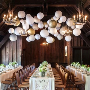 Nicro Tùy Chỉnh Kích Thước Đầy Màu Sắc Giấy Đèn Lồng Trang Trí Ngoài Trời Đám Cưới Đảng Nền Trang Trí Treo Giấy Chụp Đèn - Product Image 4