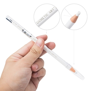 Lápiz de mapeo de cejas blanco, cera suave para marcar la piel, para diseño de cejas con microblading y PMU - Product Image 3