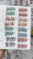 Vente en gros de faux ongles en acrylique faits à la main, avec motifs floraux 3D et pointes françaises à effet lumineux - Design de luxe de haute qualité