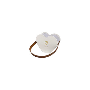 Macaron moda solo pequeño cubo en forma de corazón caja de regalo de flores - Product Image 6
