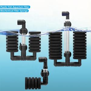 수족관 여과 장비 플라스틱 이중 후면 흡입 생화학 폼 어항 바이오 스펀지 필터 - Product Image 1