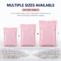 Grand sac d'expédition en polyéthylène, sac d'expédition personnalisé en couleur, sac d'expédition en LDPE recyclé auto-adhésif pour l'emballage de vêtements et de cadeaux, conforme à la norme EU PPWR