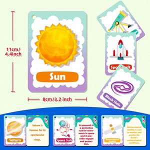 Tarjetas Educativas de Planetas del Espacio, 34 Piezas, Rompecabezas Cognitivo del Universo para Niños en Edad Preescolar, Venta al Por Mayor - Product Image 2