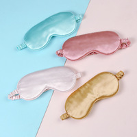 Masque de sommeil en satin de soie imitation douce avec logo personnalisé, de haute qualité, lisse et efficace, avec élastique
