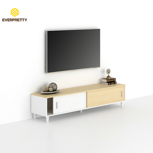 Meubles multifonctionnels en bois pour petits appartements, ensemble de meubles OEM pour co-living, hôtel, auberge, supports <span class=keywords><strong>TV</strong></span> modernes avec armoires de rangement et tiroirs - Product Image 2