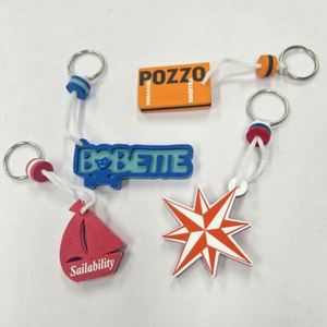 Llavero Personalizado de Poliuretano con Forma de Velero, Llavero de Metal y Espuma Antiestrés - Product Image 2