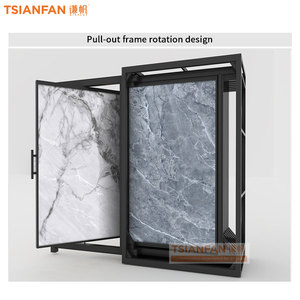 Expositor de granito giratorio extraíble, <span class=keywords><strong>estante</strong></span> de exhibición de piedra artificial, mármol, azulejo de cerámica - Product Image 5