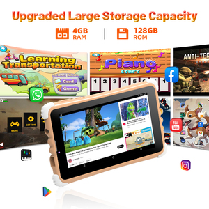 <span class=keywords><strong>Tablet</strong></span> per Bambini da 7 Pollici HD Android 10, Processore MTK9832 1.3GHz, 16GB di Memoria, Fotocamera Frontale, Design Impermeabile per YouTube e Video Educativi - Product Image 3