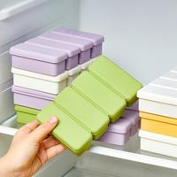 Bac à glaçons en silicone de qualité alimentaire avec couvercle, grande taille, pour la préparation de boissons et les compléments alimentaires pour bébés