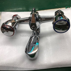 <span class=keywords><strong>Robinet</strong></span> de douche de bain en alliage de zinc poli du fabricant <span class=keywords><strong>professionnel</strong></span> <span class=keywords><strong>avec</strong></span> deux poignées pour une utilisation hôtelière sur le marché du Moyen-Orient - Product Image 5